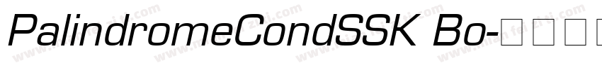 PalindromeCondSSK Bo字体转换